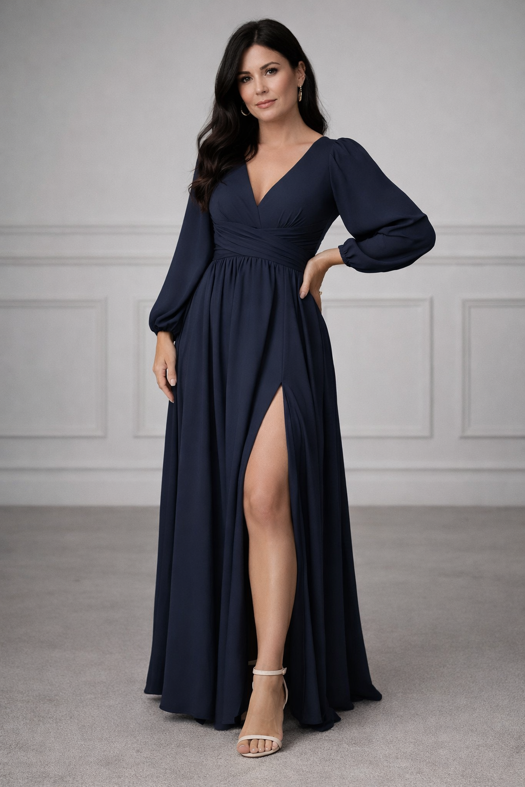 Sophia - Elegante Jurk Met Split
