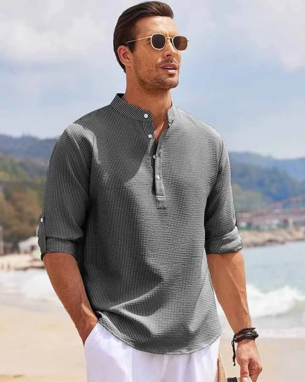 Mika - Poloshirt met lange mouwen