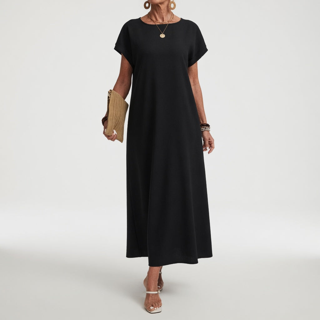 Lieke — Elegante en minimalistische lange jurk
