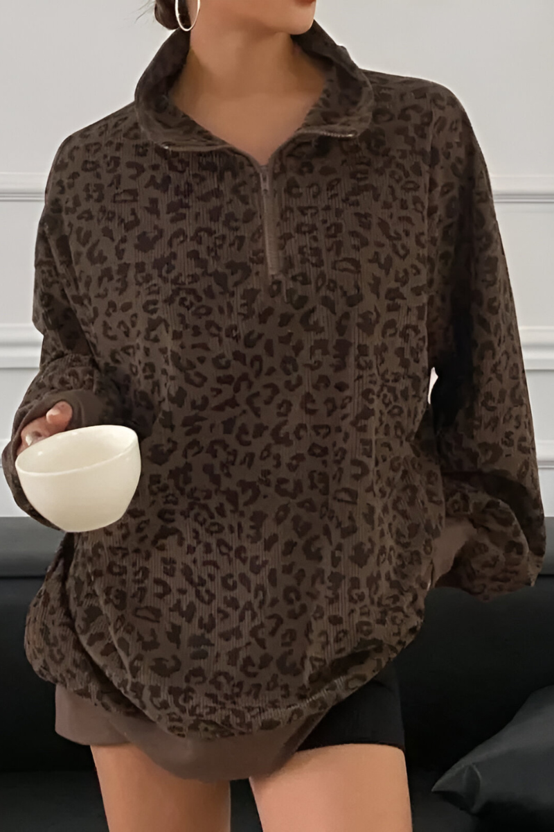 Zoë - Luipaardprint Trui