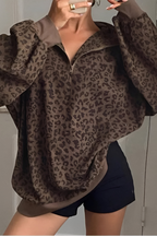 Zoë - Luipaardprint Trui