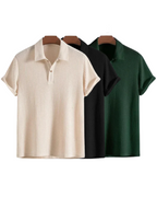 Finn - Casual Polo Met Structuur