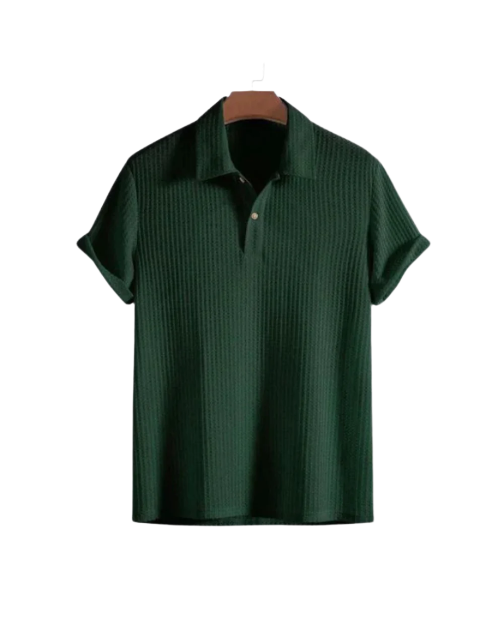 Finn - Casual Polo Met Structuur