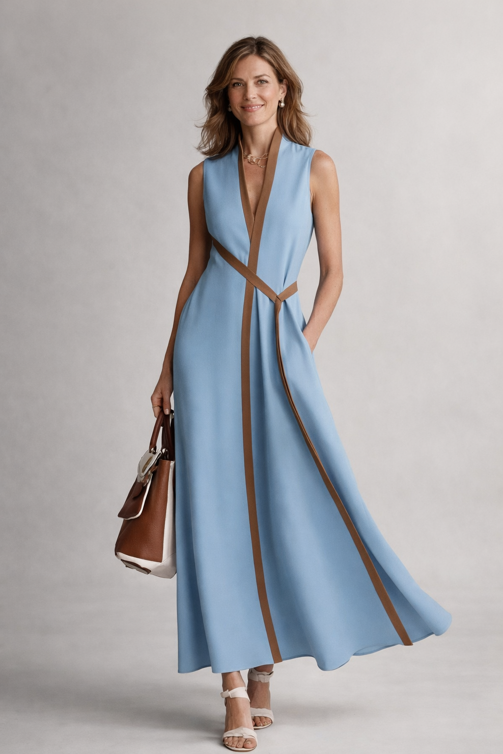 Celeste - Elegante Maxi Jurk