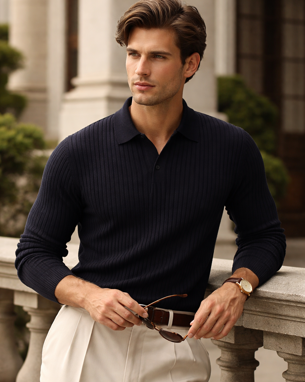Benjamin - Open Kraag Polo