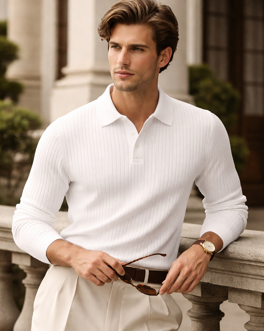 Benjamin - Open Kraag Polo