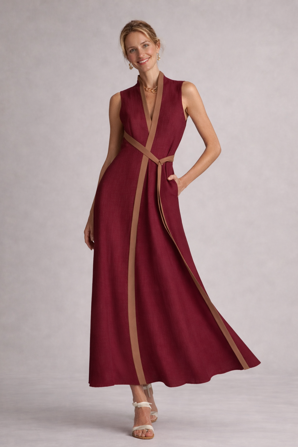 Celeste - Elegante Maxi Jurk