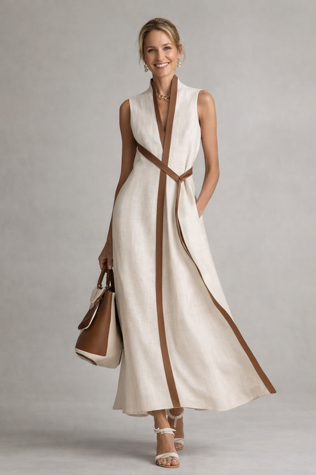 Celeste - Elegante Maxi Jurk