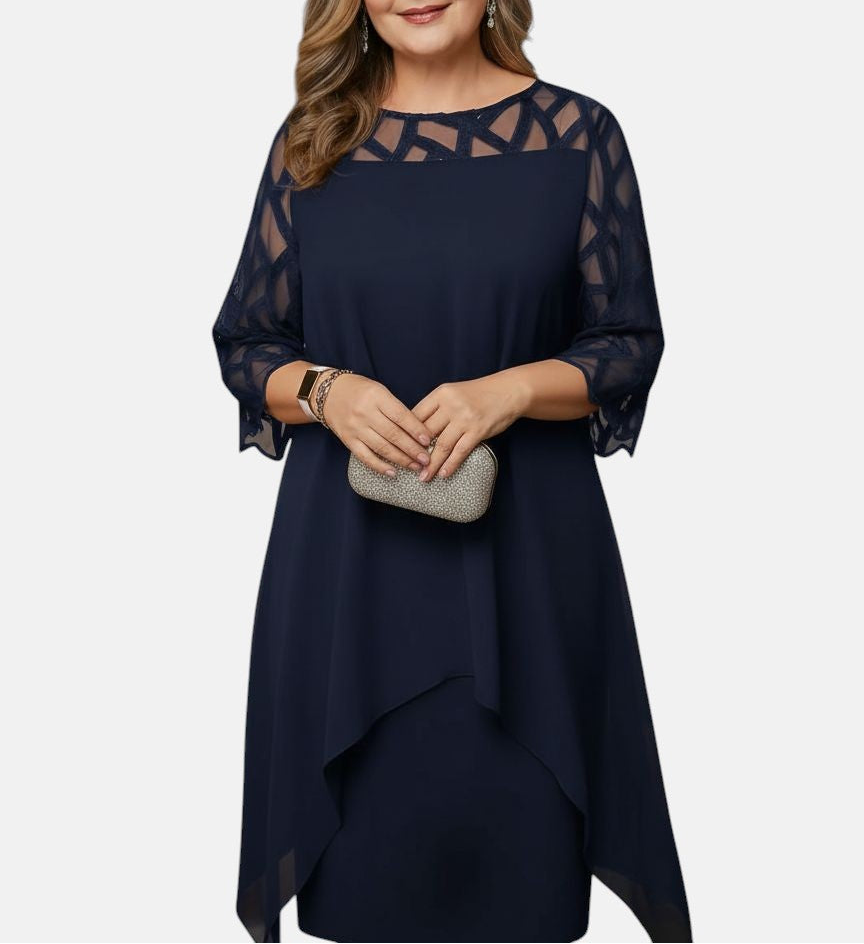 Luna - Elegante, comfortabele midi-jurk