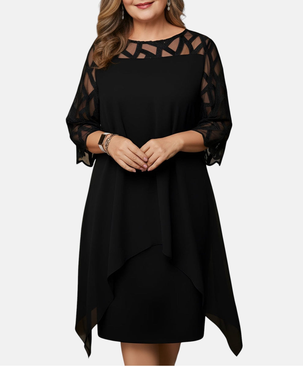 Luna - Elegante, comfortabele midi-jurk