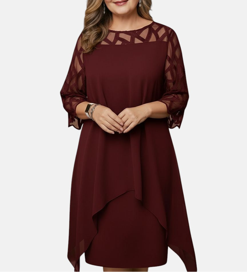 Luna - Elegante, comfortabele midi-jurk