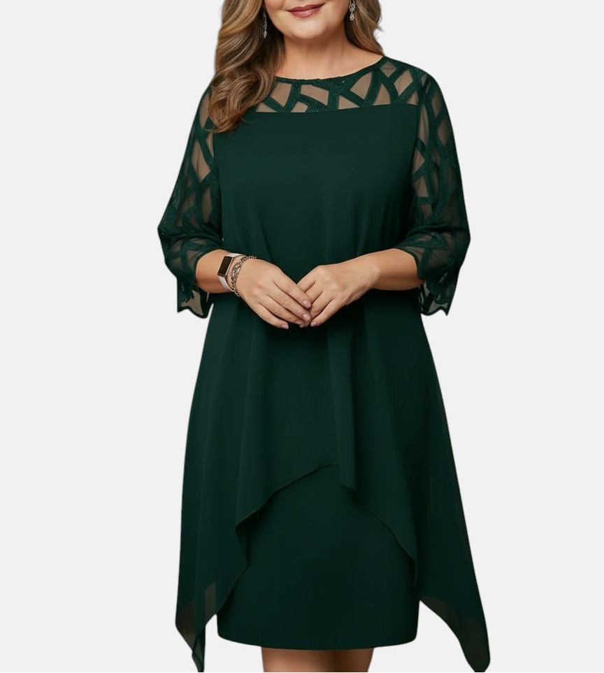 Luna - Elegante, comfortabele midi-jurk