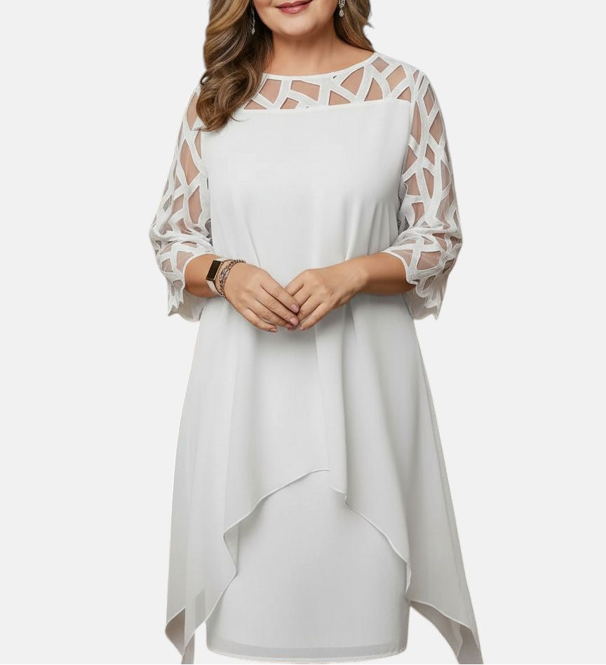 Luna - Elegante, comfortabele midi-jurk