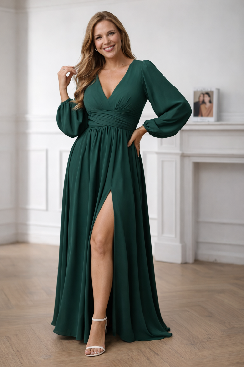 Sophia - Elegante Jurk Met Split