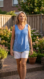 Carla - Mouwloze Top